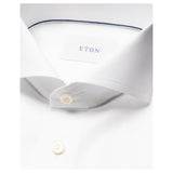 Eton Signature Twill Shirt In White Cut-Away Slim Fit  100014803-00