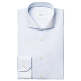 Eton Signature Twill Shirt In L.Blue Cut-Away Slim Fit  100014803-22