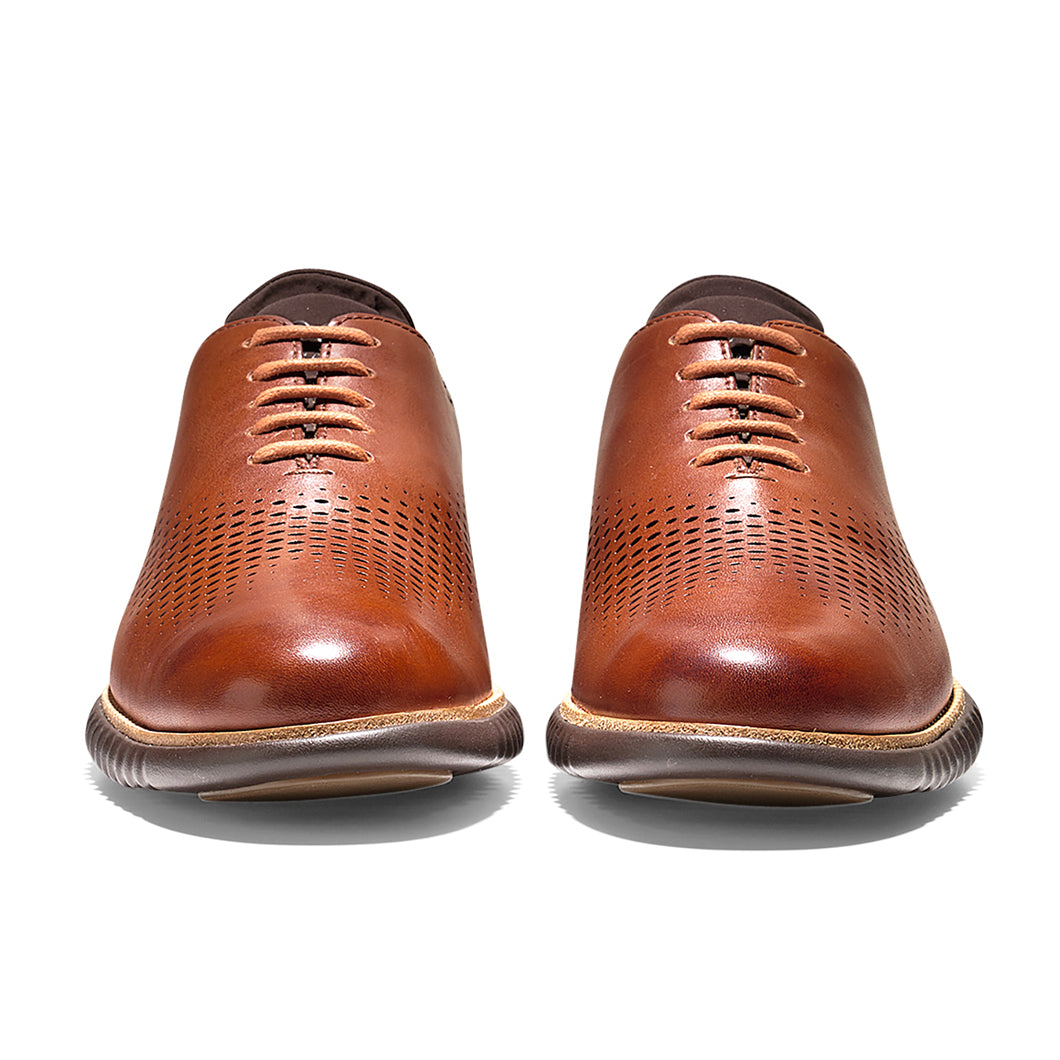 2.ZERØGRAND Zerogrand Lined Laser Wingtip Oxford