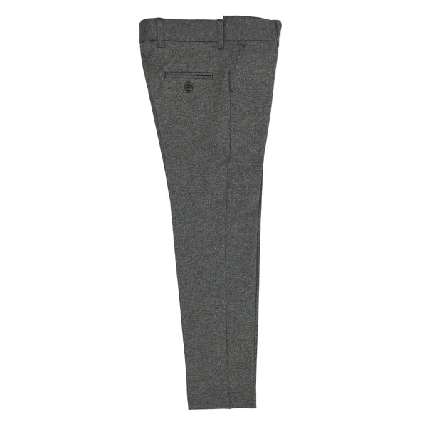 Boys' Adjustable Waist Slim-Fit Stretch Gray Pants 2010-96BSP