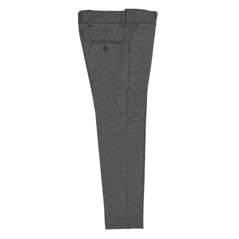 Boys' Adjustable Waist Slim-Fit Stretch Gray Pants