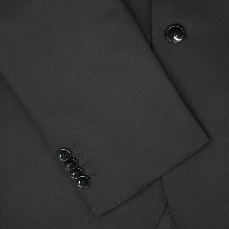 BOSS Men's Slim-Fit 100% Virgin Wool Two-Piece Suit in Black  50479561-001