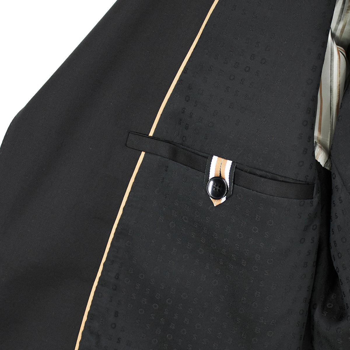 BOSS Men's Slim-Fit 100% Virgin Wool Two-Piece Suit in Black  50479561-001