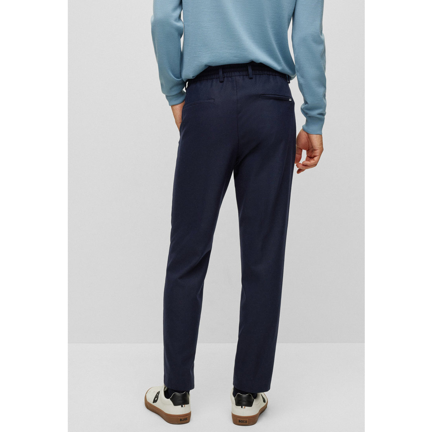 BOSS Men's Slim-Fit Trousers in Performance-Stretch Fabric