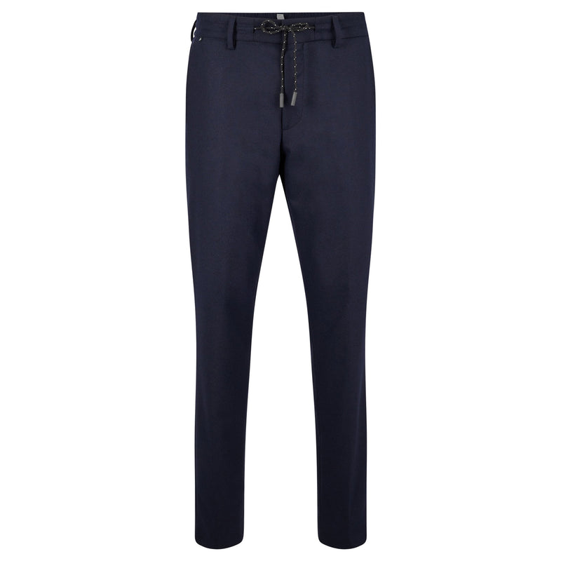 BOSS Men's Slim-Fit Trousers in Performance-Stretch Fabric in Dark Blue 50479918-404