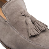Mezlan Men's Taupe Suede Leather Tassel Loafers