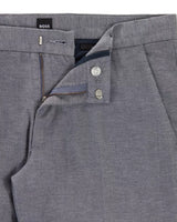 BOSS Men's Kaito Slim-Fit Chinos in a Patterned Cotton Blend in Light Grey  50466474-001