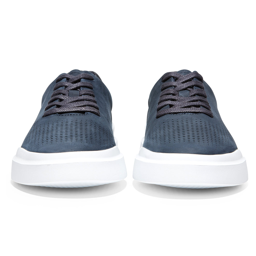 GrandPrø GrandPro Rally Laser Cut Sneaker in Blue
