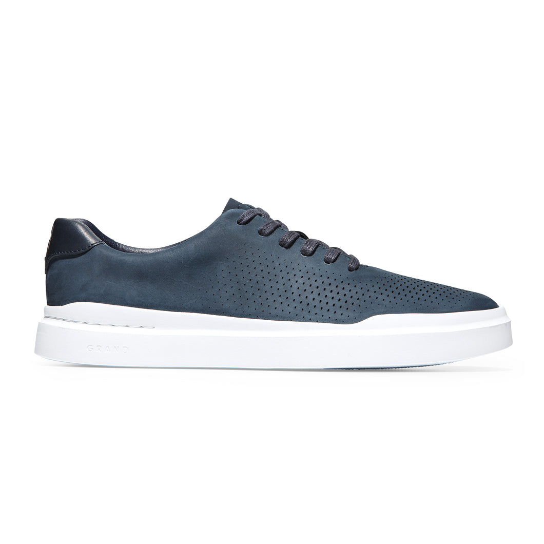 GrandPrø GrandPro Rally Laser Cut Sneaker in Blue
