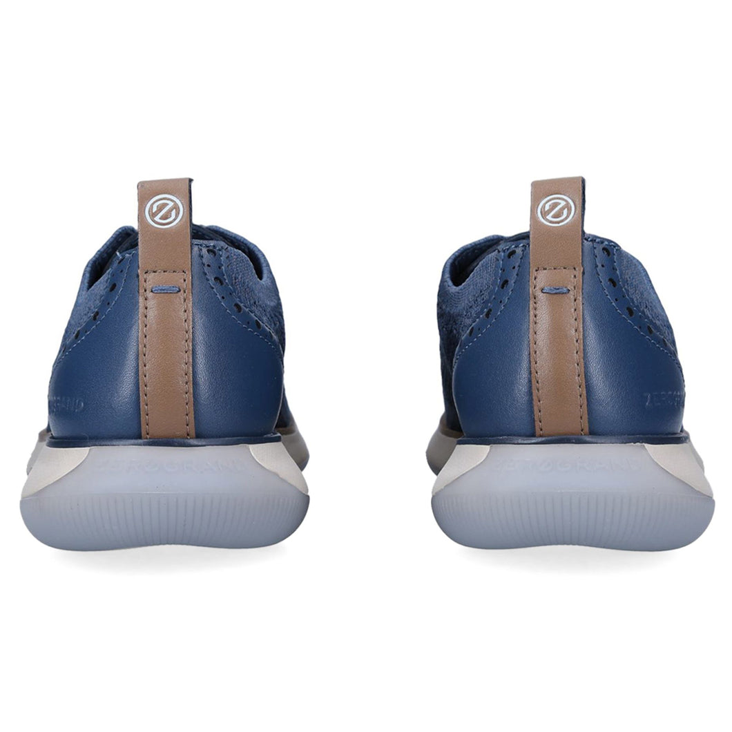 4.ZERØGRAND Zerogrand Stitchlite Oxford Sneakers in Blue