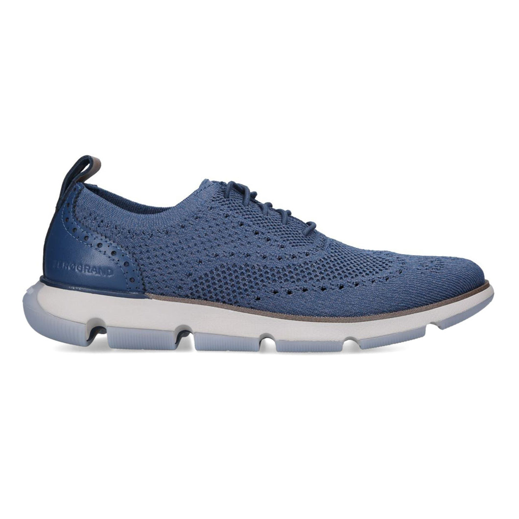 4.ZERØGRAND Zerogrand Stitchlite Oxford Sneakers in Blue