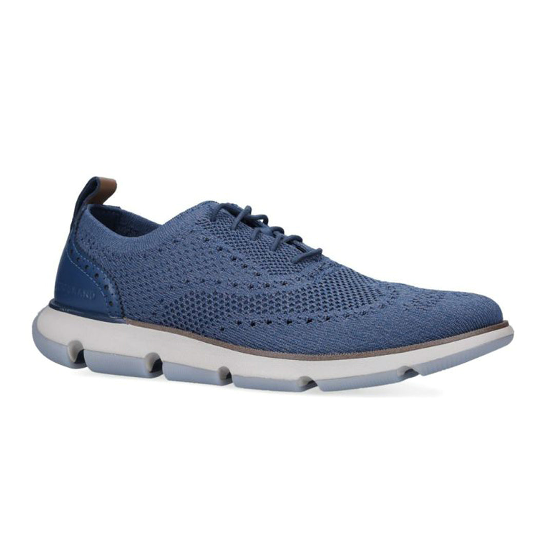 4.ZERØGRAND Zerogrand Stitchlite Oxford Sneakers in Blue