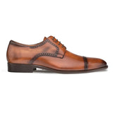 Mezlan Men's Calfskin Cap Toe Oxford Shoe   E20265 Cognac