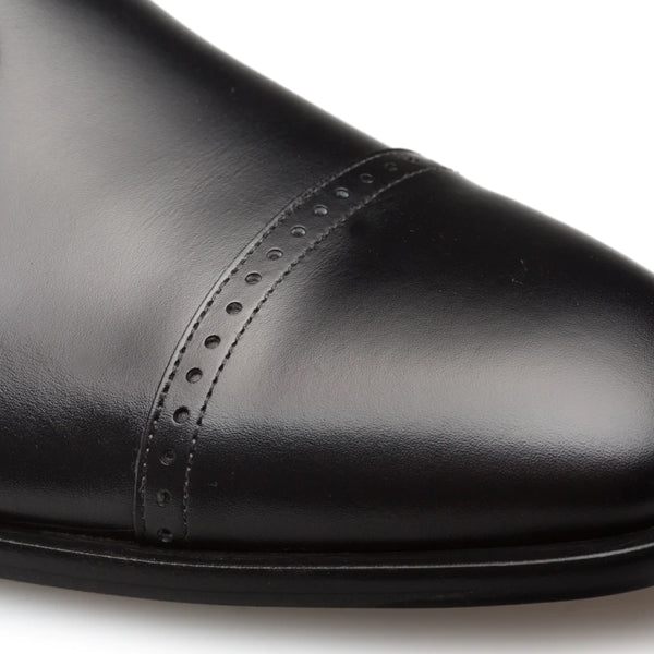 Mezlan Men's Calfskin Cap Toe Oxford Shoe  E20265 Black