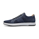 Florsheim Men's Crossover Knit Lace To Toe Sneaker in Navy