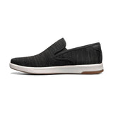 Florsheim Men's Crossover Knit Plain Toe Slip-On Sneaker in Black  14311-001