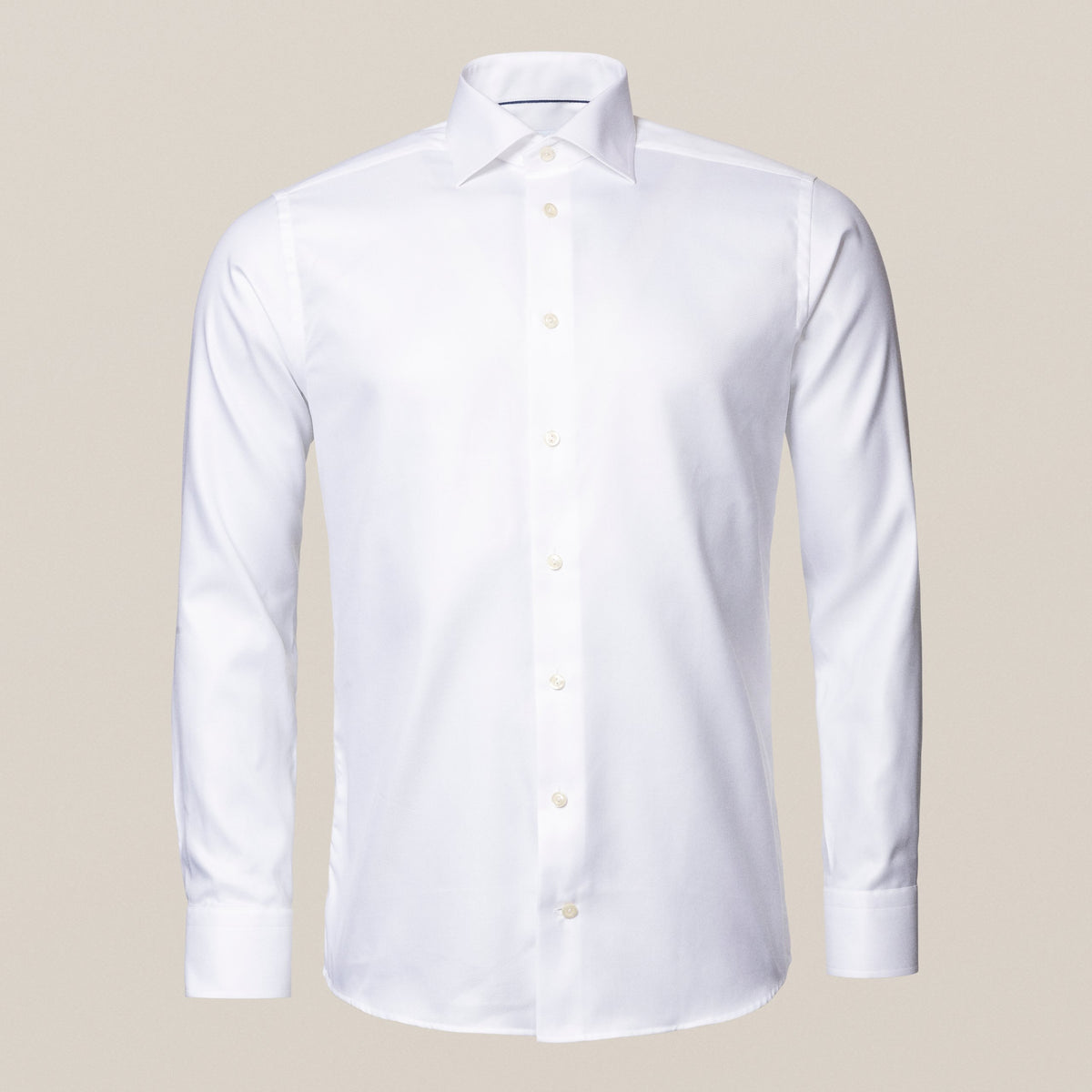 Eton Men's White Textured Twill Shirt