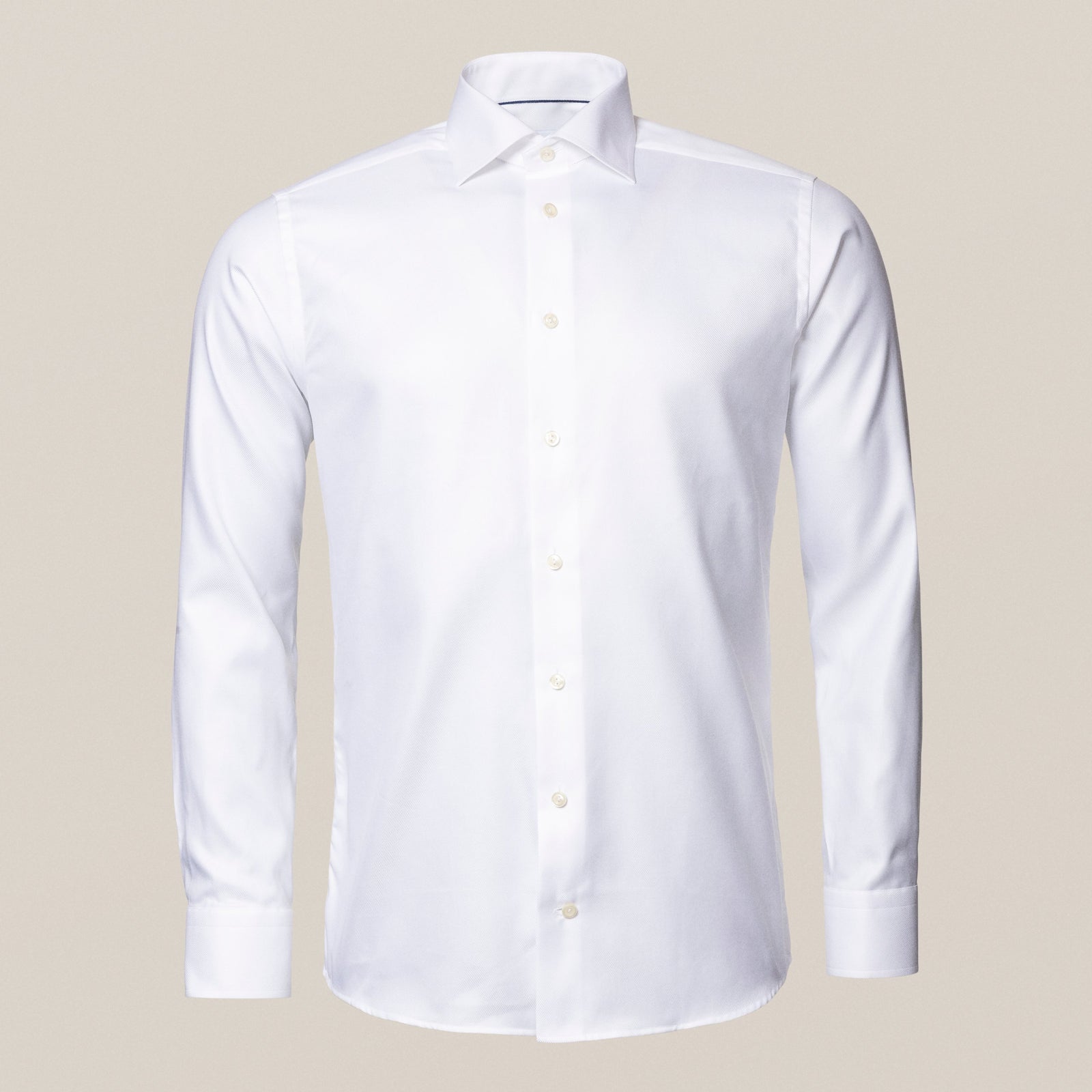 Eton Men's White Textured Twill Shirt – J&Z Couture