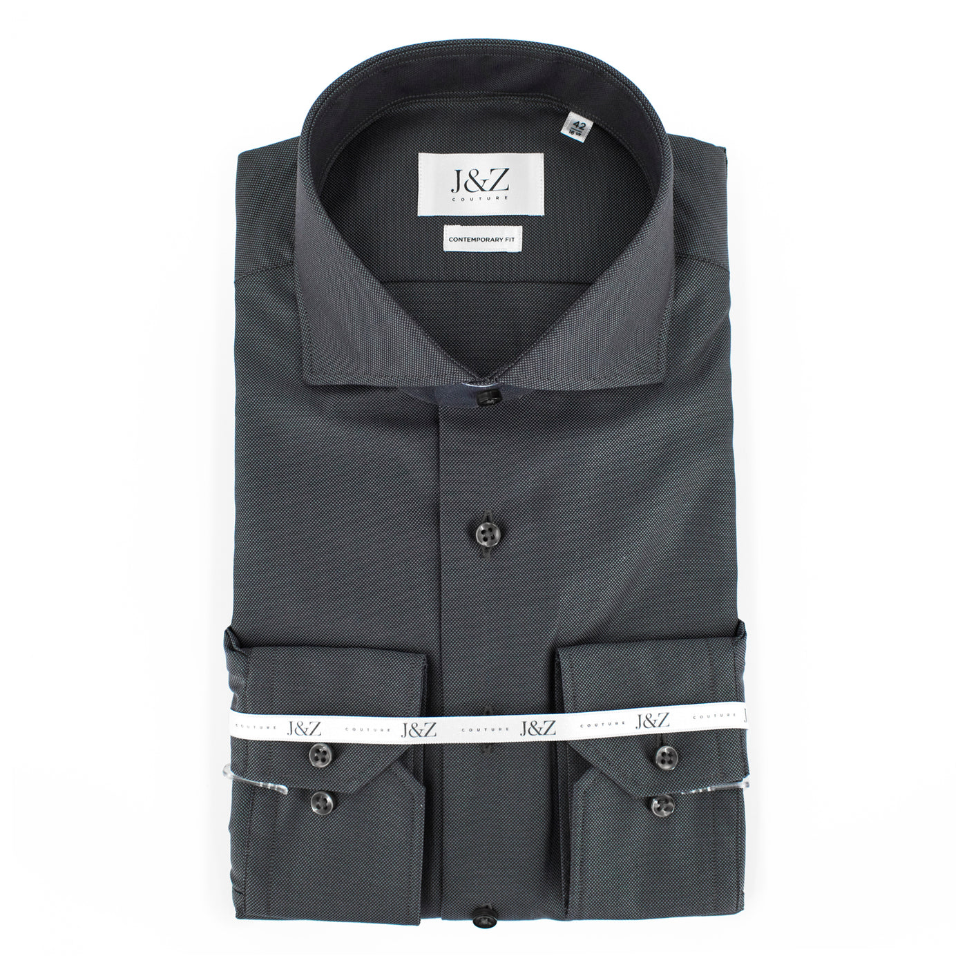 royal oxford dress shirt J&Z Couture Button Down Dress Shirt, Royal Oxford (Gray, 100% Cotton)