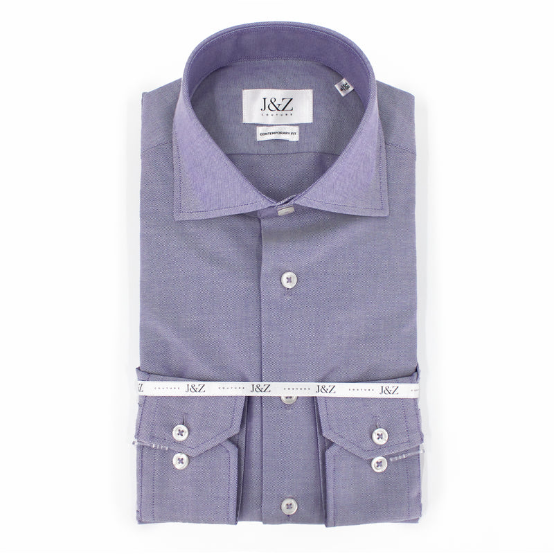 J&Z Couture Button Down Dress Shirt, Oxford 75 (100% Cotton)