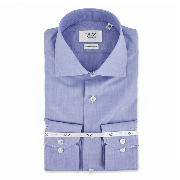 J&Z Couture Button Down Dress Shirt, Portland 120 (100% Cotton)