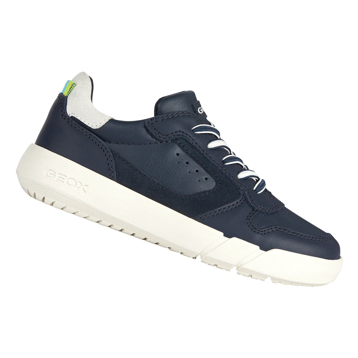 Geox Hyroo Boy Low Top Sneakers in Navy/White J35GWA-08554-C4211