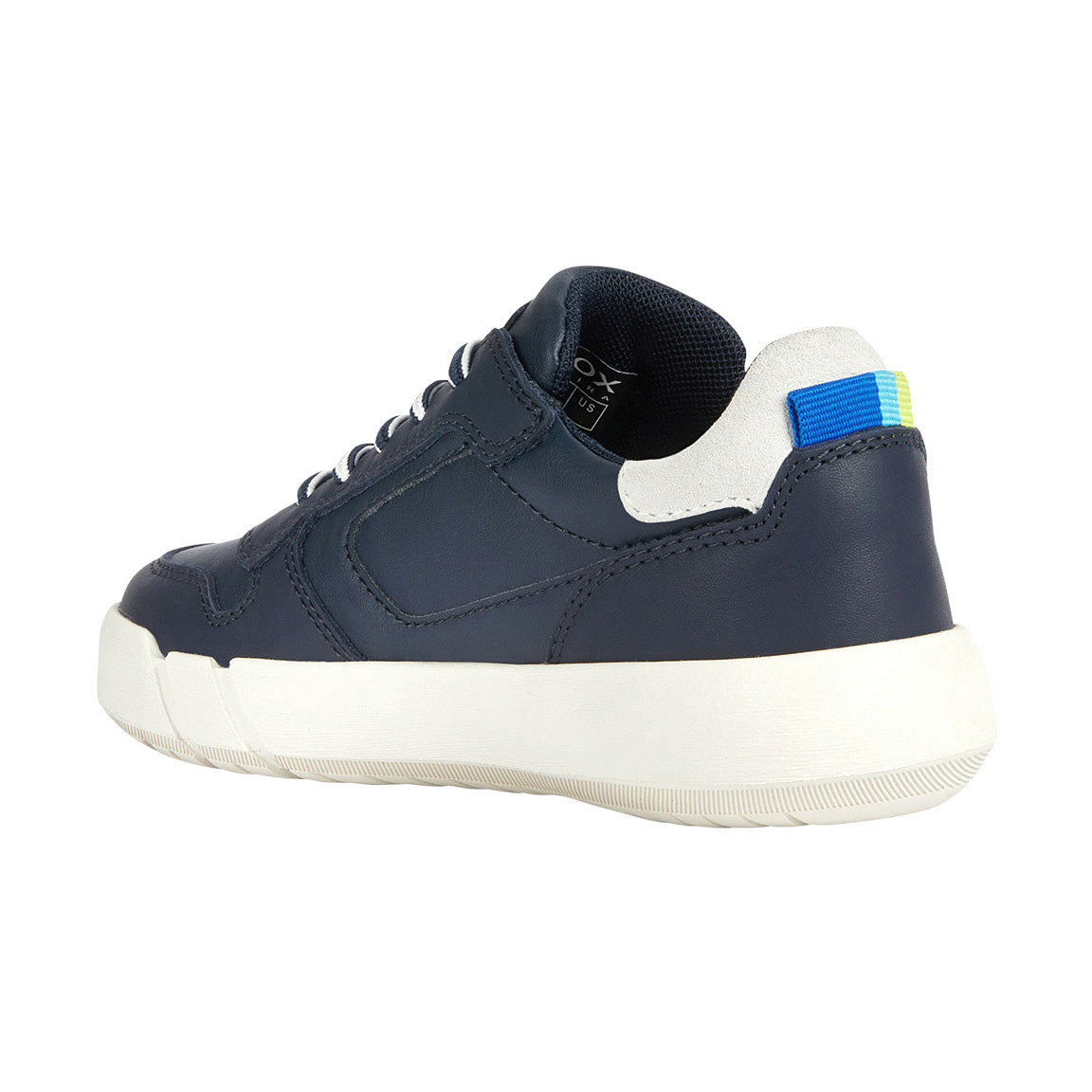 Geox Hyroo Boy Low Top Sneakers in Navy/White J35GWA-08554-C4211