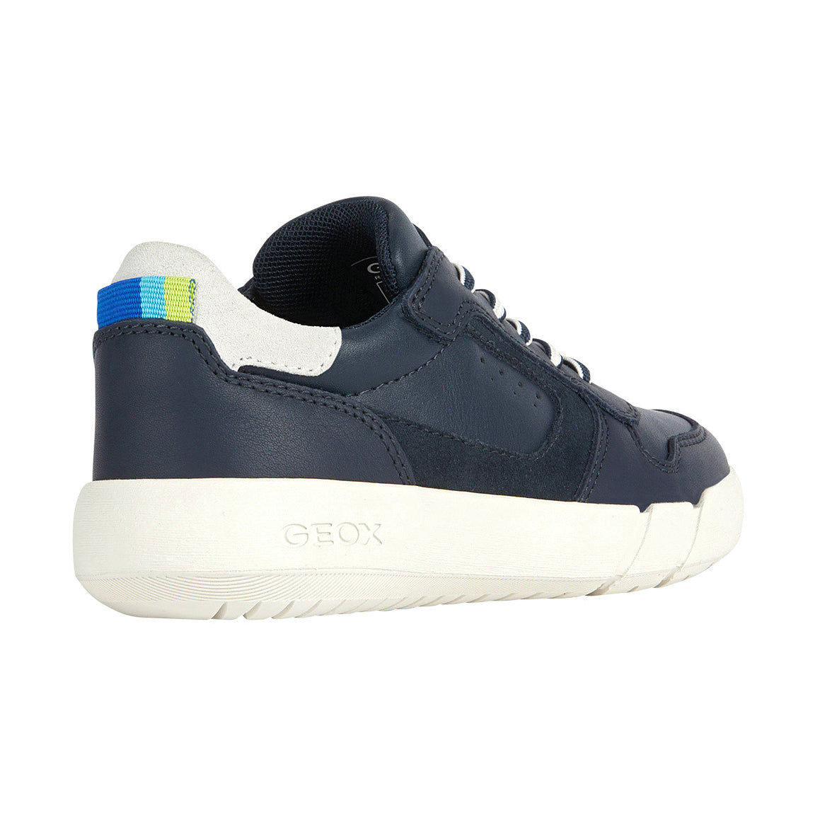 Geox Hyroo Boy Low Top Sneakers in Navy/White J35GWA-08554-C4211