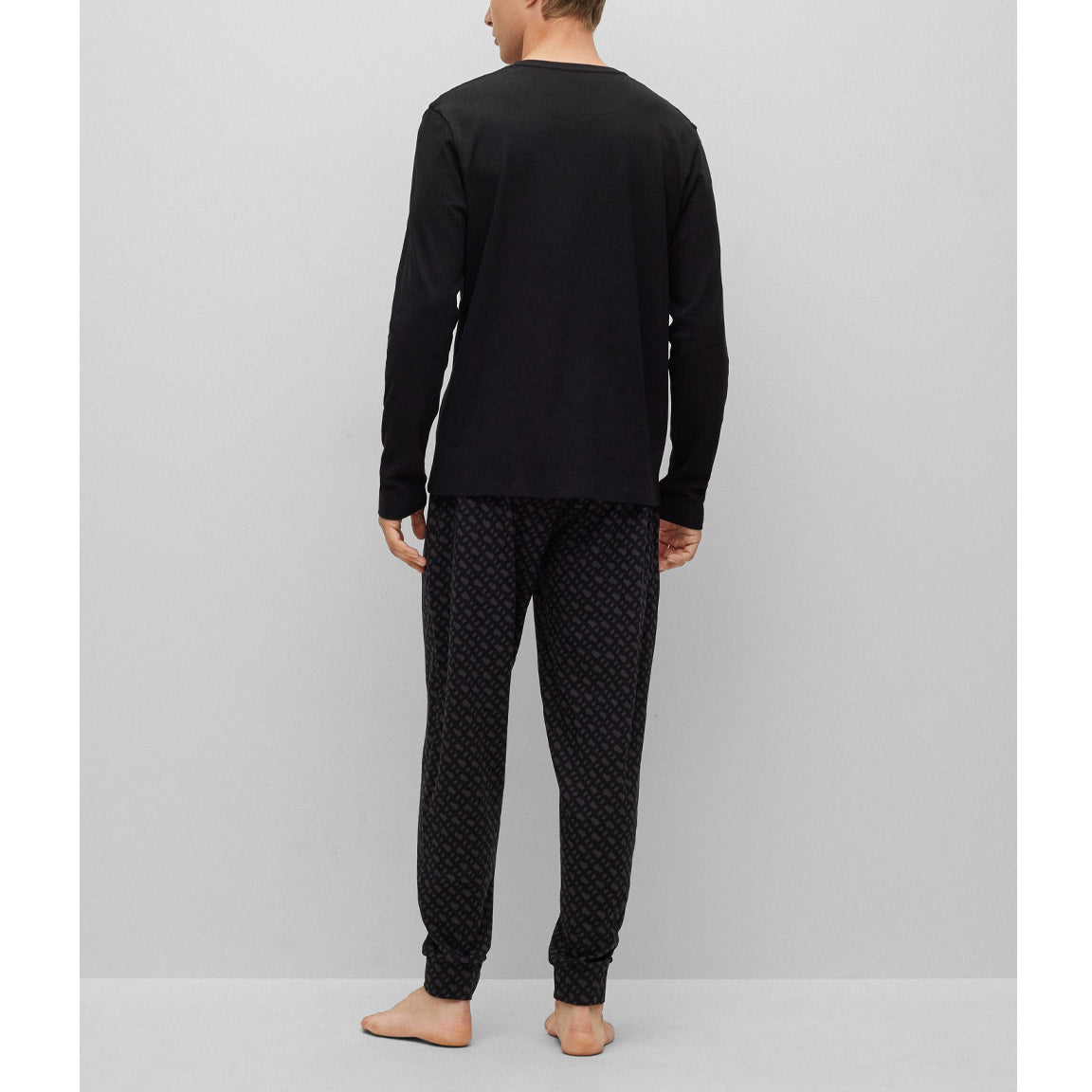 BOSS Men's Organic-Cotton Pajamas with Metallic Details 50485751-002