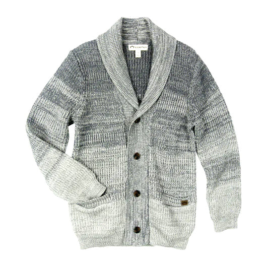 Shelby Cardigan in Grey Ombre