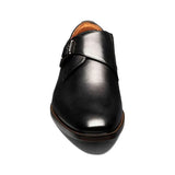 Florsheim Men's Sorrento Plain Toe Single Monk Strap in Black 14293-001