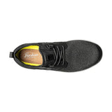Florsheim Men's Venture Knit Plain Toe Lace Up Sneaker-Black  14315-001