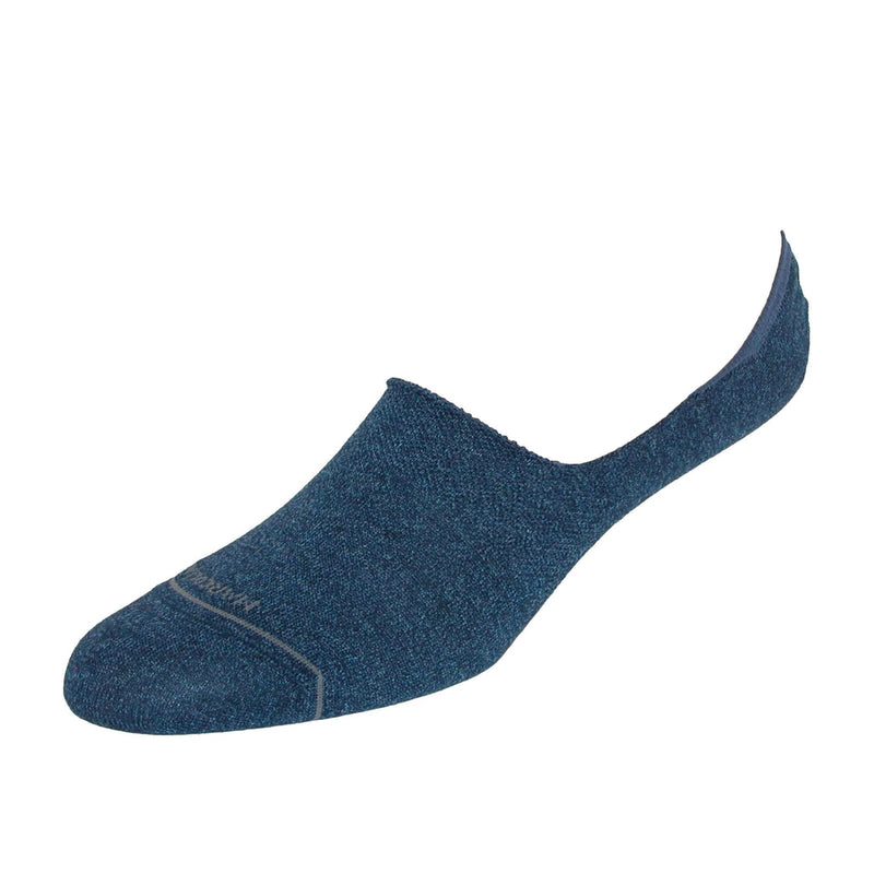 Marcoliani Men's Pima Cotton Solid Invisible Touch Socks - Nautical Marl
