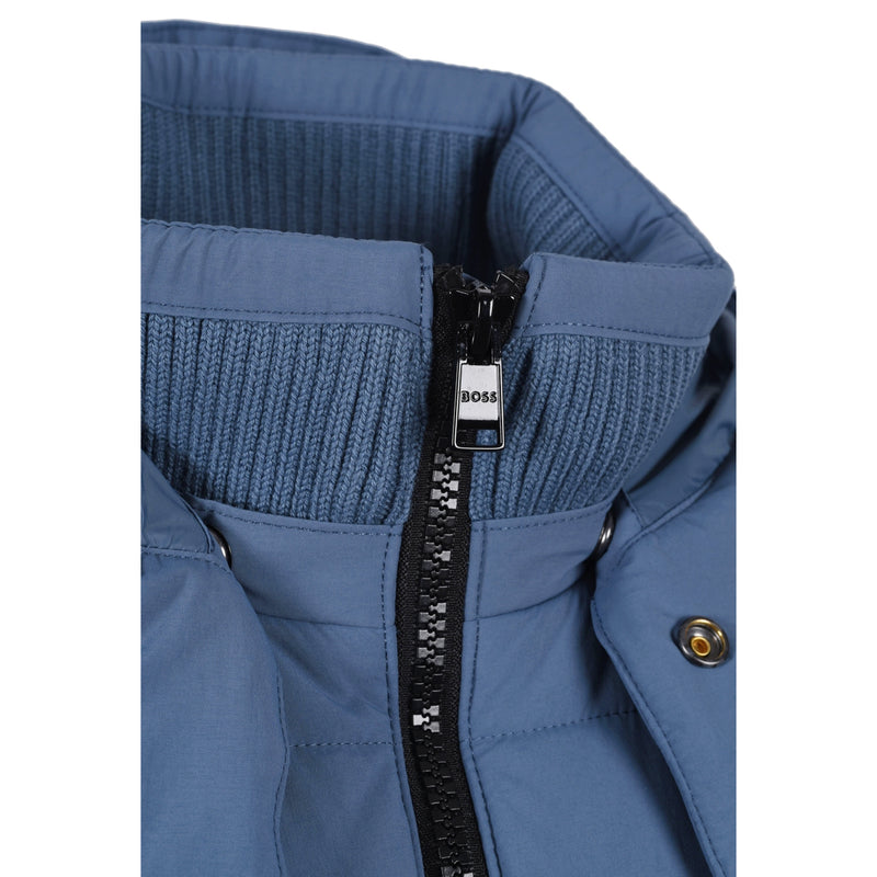 BOSS Men's Water Repellent Corleon Jacket in Bright Blue