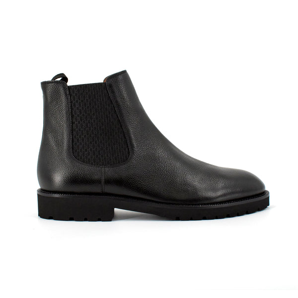 BOSS Men's Edenlug Leather Chelsea Boots in Black  50460583-001