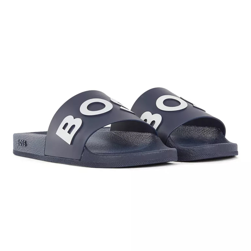 BOSS Men's Slides in Dark Blue  50471271-405