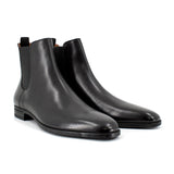BOSS Men's Kensington Leather Chelsea Boots in Black  50454497-001