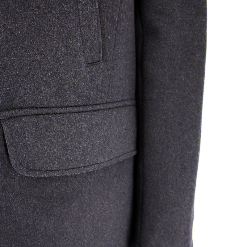 Gimo's Men's Wool-Blend Overcoat in Navy