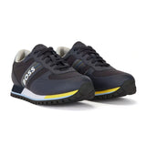 BOSS Men's Parkour-L Running-Inspired Trainers with Seasonal Logo Stripe