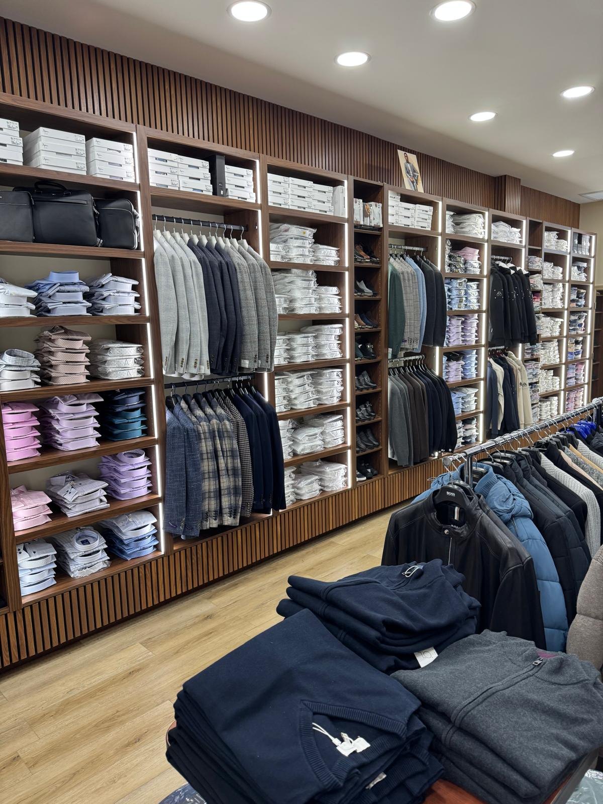 Belts, cufflinks, shirts and blazers