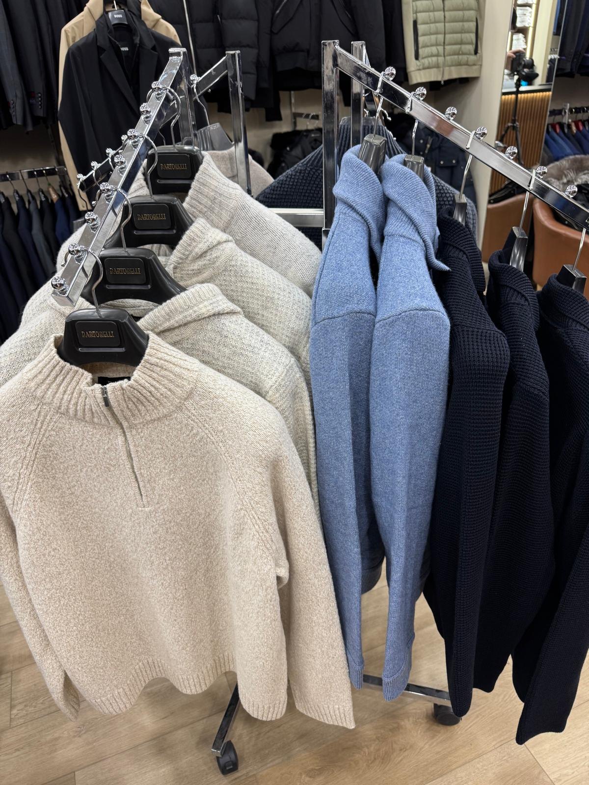 Knitwear on the rail