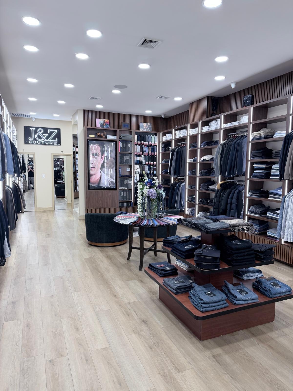 The shop floor, looking toward the fitting rooms